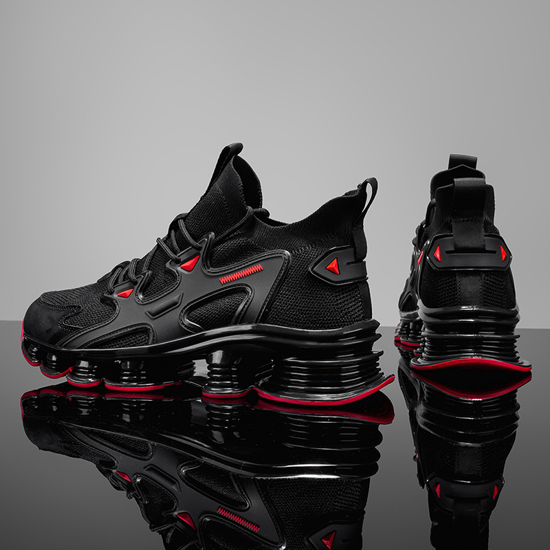 Men'S Shoes For Gym - Men's Running Shoes Breathable Shock Absorption