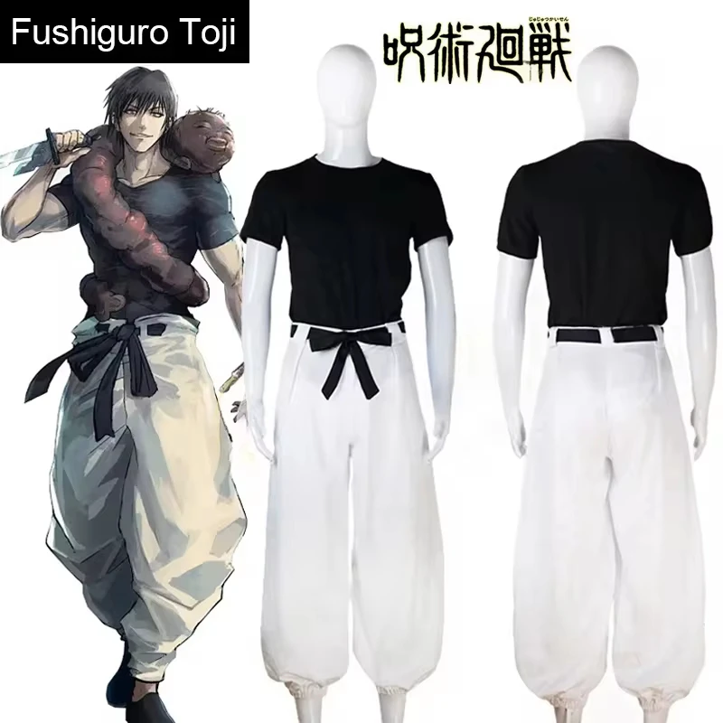 Men'S Shoes For Suits - Anime Toji Fushiguro Cosplay Costume Wig