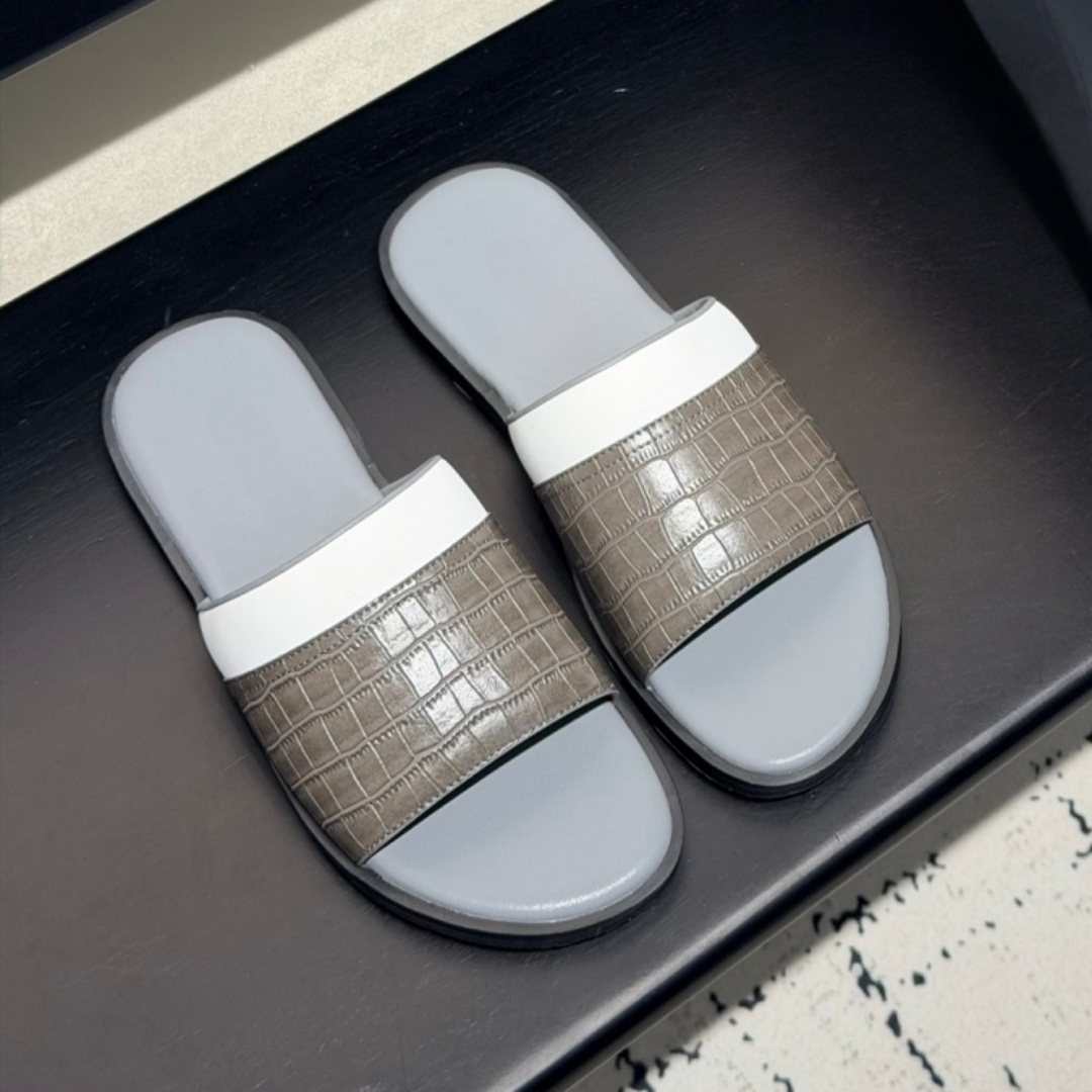 Men'S Shoes For Suits - Handmade Cowhide Sandals Luxury Brand Men's