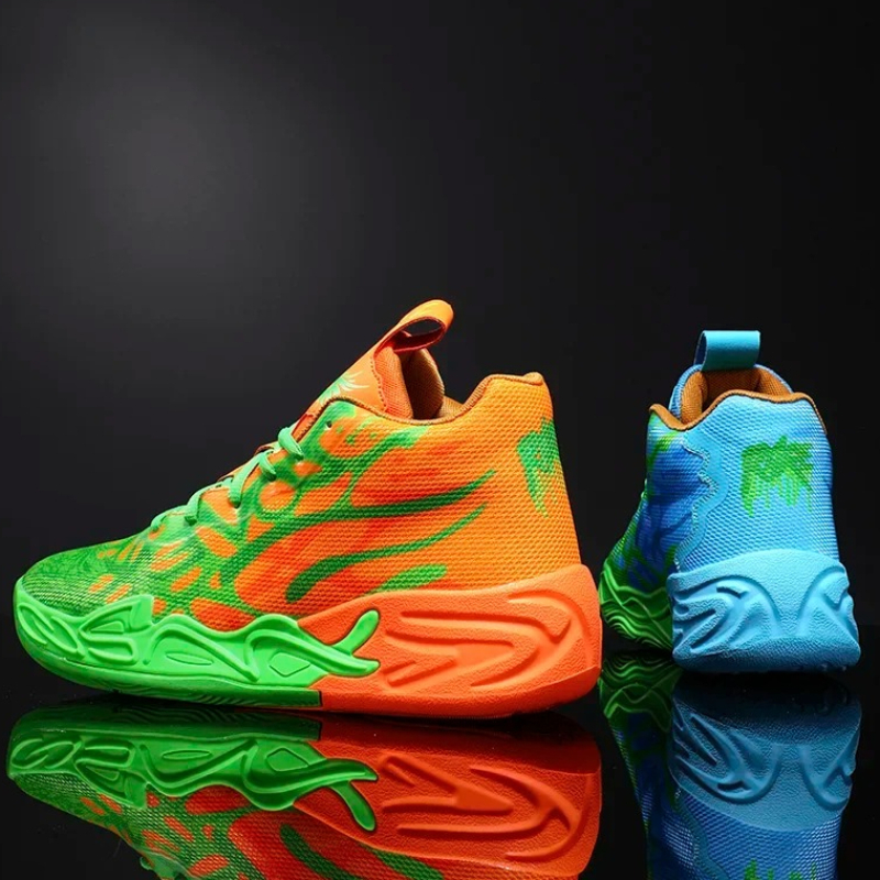 Men'S Shoes For Gym - Men's Basketball Shoes Breathable Cushioning Non-Slip