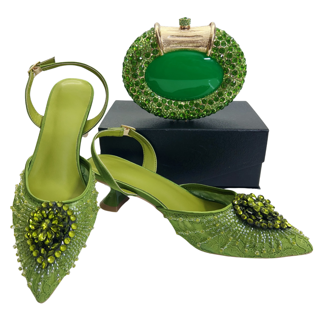 Shoes Heels Men - Italian Designer Evening Shoes With Clutch