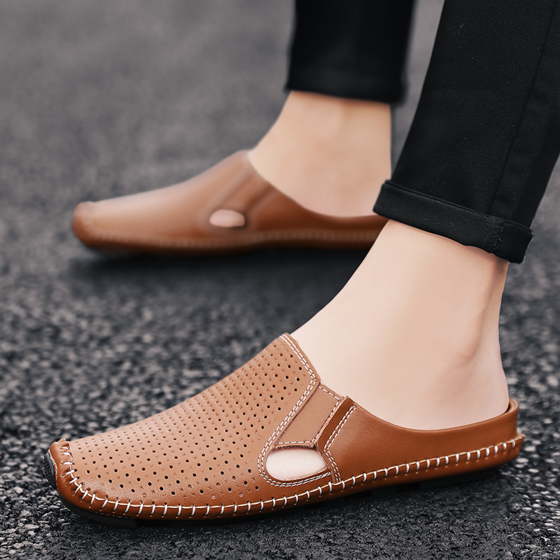 Men'S Shoes For Suits - Half Slipper for Men Sandals 2025