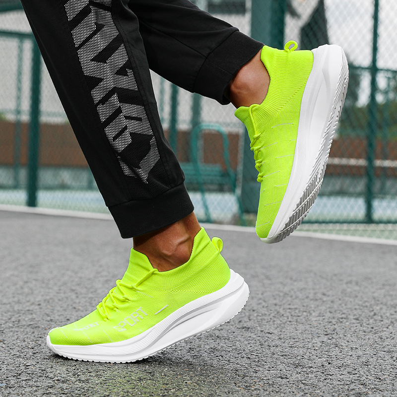 Neutral High-Tech Knitted Runn - Men'S Shoes For Gym ulasan dan harga