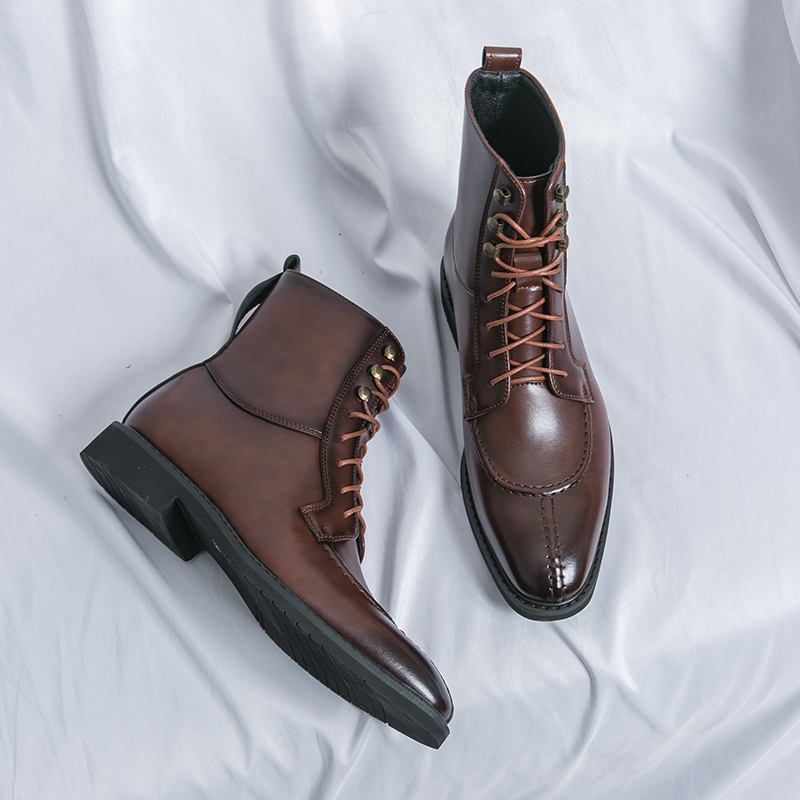 2026 New Men's Pointed Brown B - Men Shoes 2026 ulasan dan harga