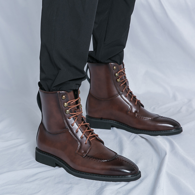 2026 New Men's Pointed Brown B - Men Shoes 2026 ulasan dan harga
