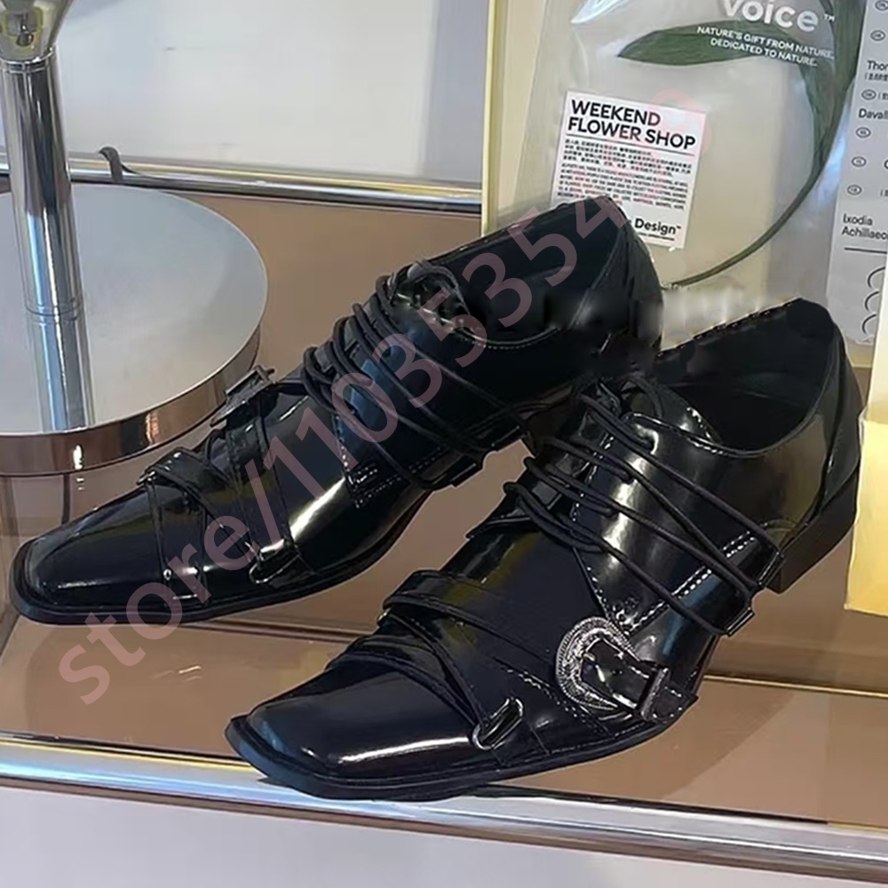 Black Pointed Toe Women's Thic - Men Shoes Loafers ulasan dan harga