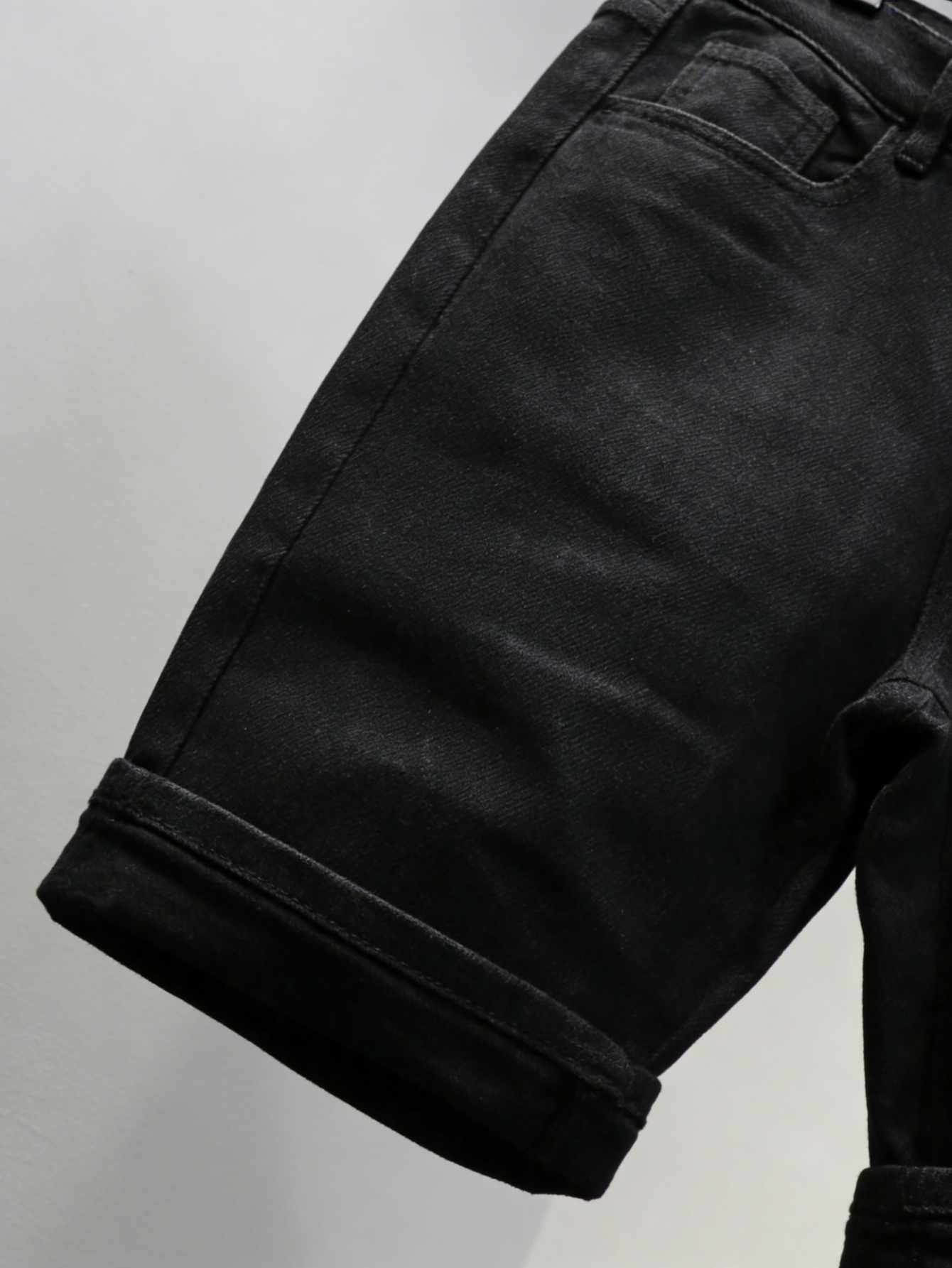 Plain Jeans Black Slim Denim S - Men'S Shoes With Jeans ulasan dan harga
