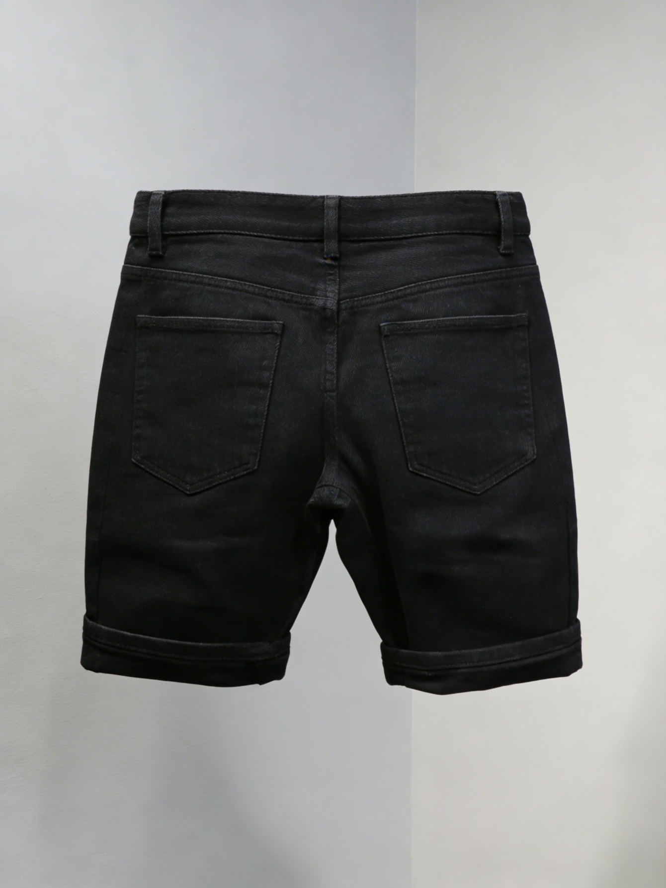 Plain Jeans Black Slim Denim S - Men'S Shoes With Jeans ulasan dan harga
