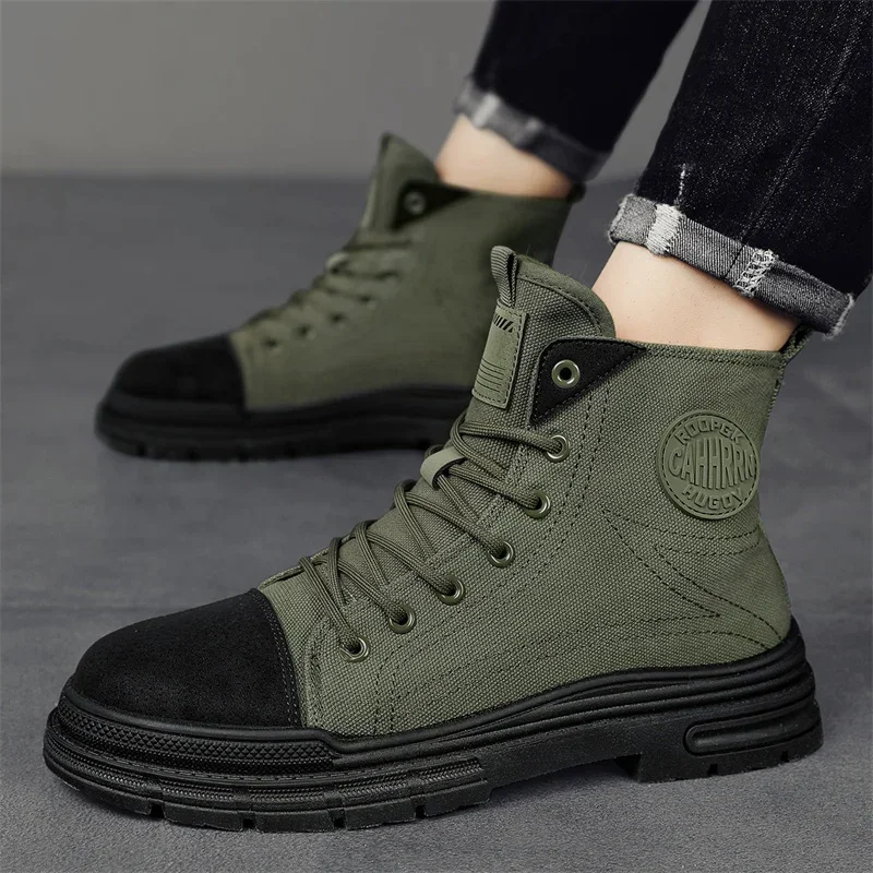 2026 Mens Boots Casual Canvas  - Men Shoes 2026 ulasan dan harga