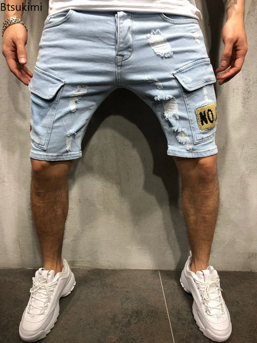 2026 Men's Summer Short Jeans  - Men'S Shoes With Jeans ulasan dan harga