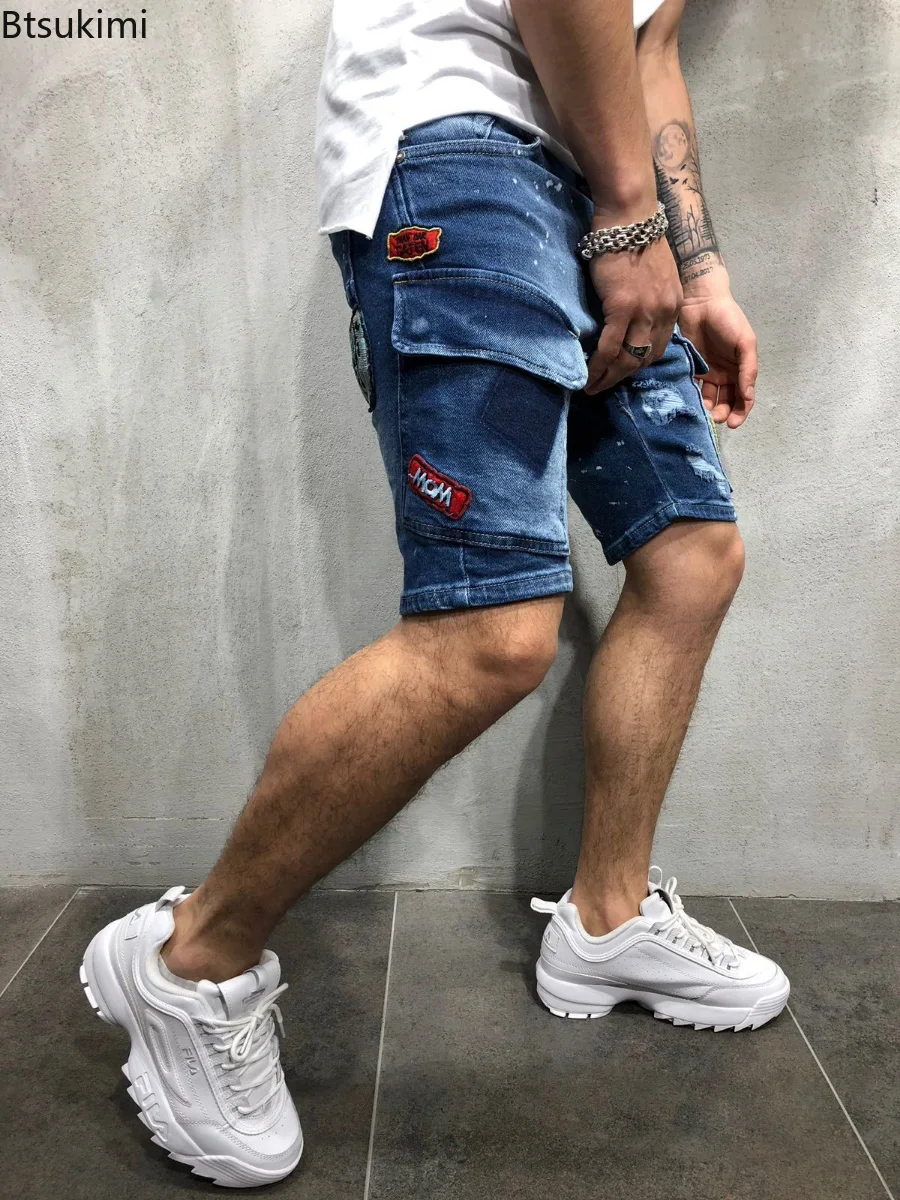 2026 Men's Summer Short Jeans  - Men'S Shoes With Jeans ulasan dan harga