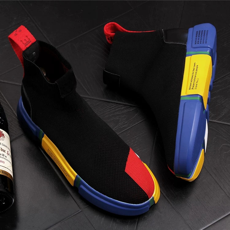2026 New Men's Black Sock Snea - Men Shoes 2026 ulasan dan harga