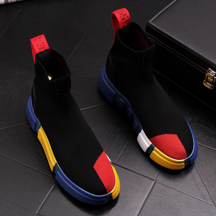2026 New Men's Black Sock Snea - Men Shoes 2026 ulasan dan harga