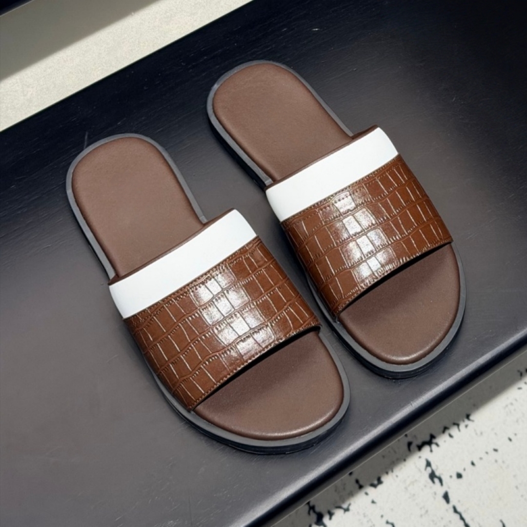 Handmade Cowhide Sandals Luxur - Men'S Shoes For Suits ulasan dan harga