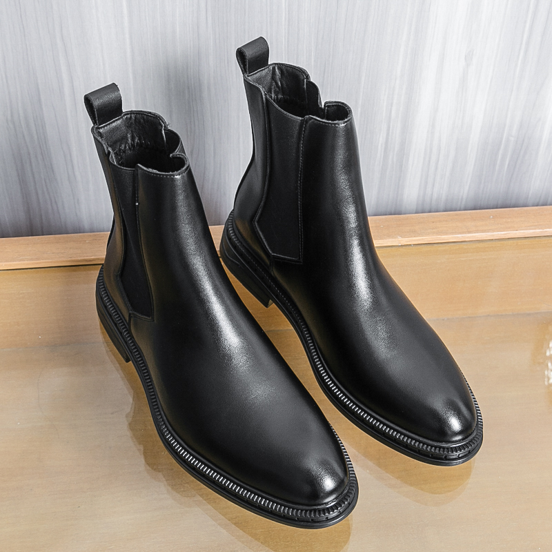 British Style Chelsea Men's Bo - Men'S Shoes For Suits ulasan dan harga