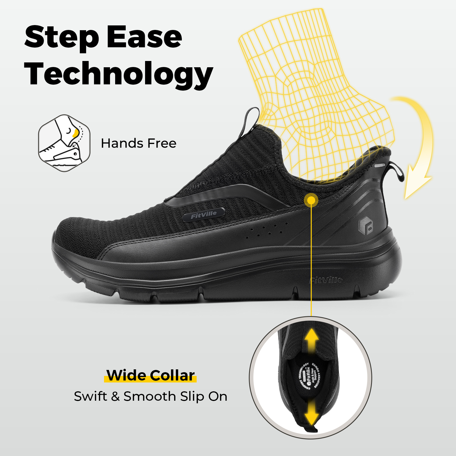 Fitville Wide Men's Shoes Fitn - Men'S Shoes For Gym ulasan dan harga