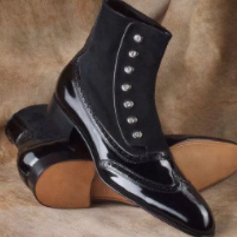 Men's Leather Suede Chelsea Bo - Men'S Shoes Daily Use ulasan dan harga
