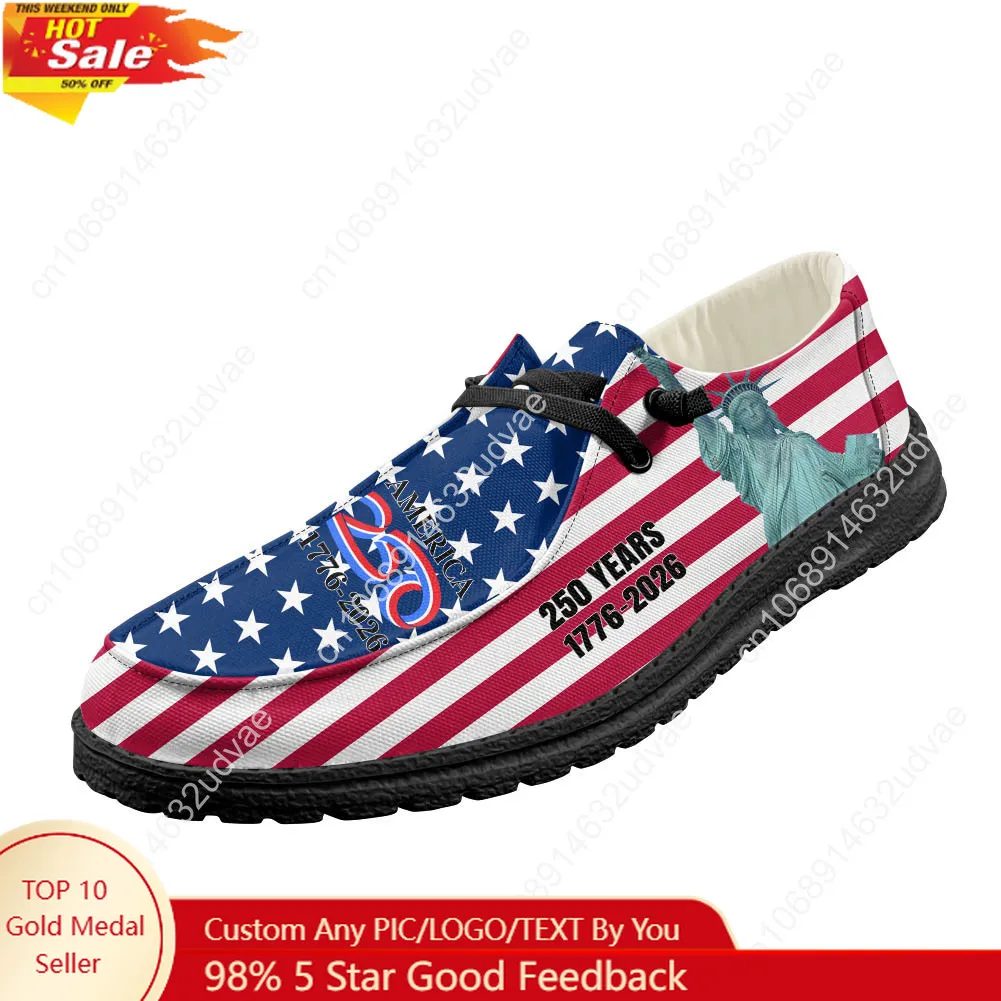 America 250th Anniversary 1776 - Men Shoes Loafers ulasan dan harga