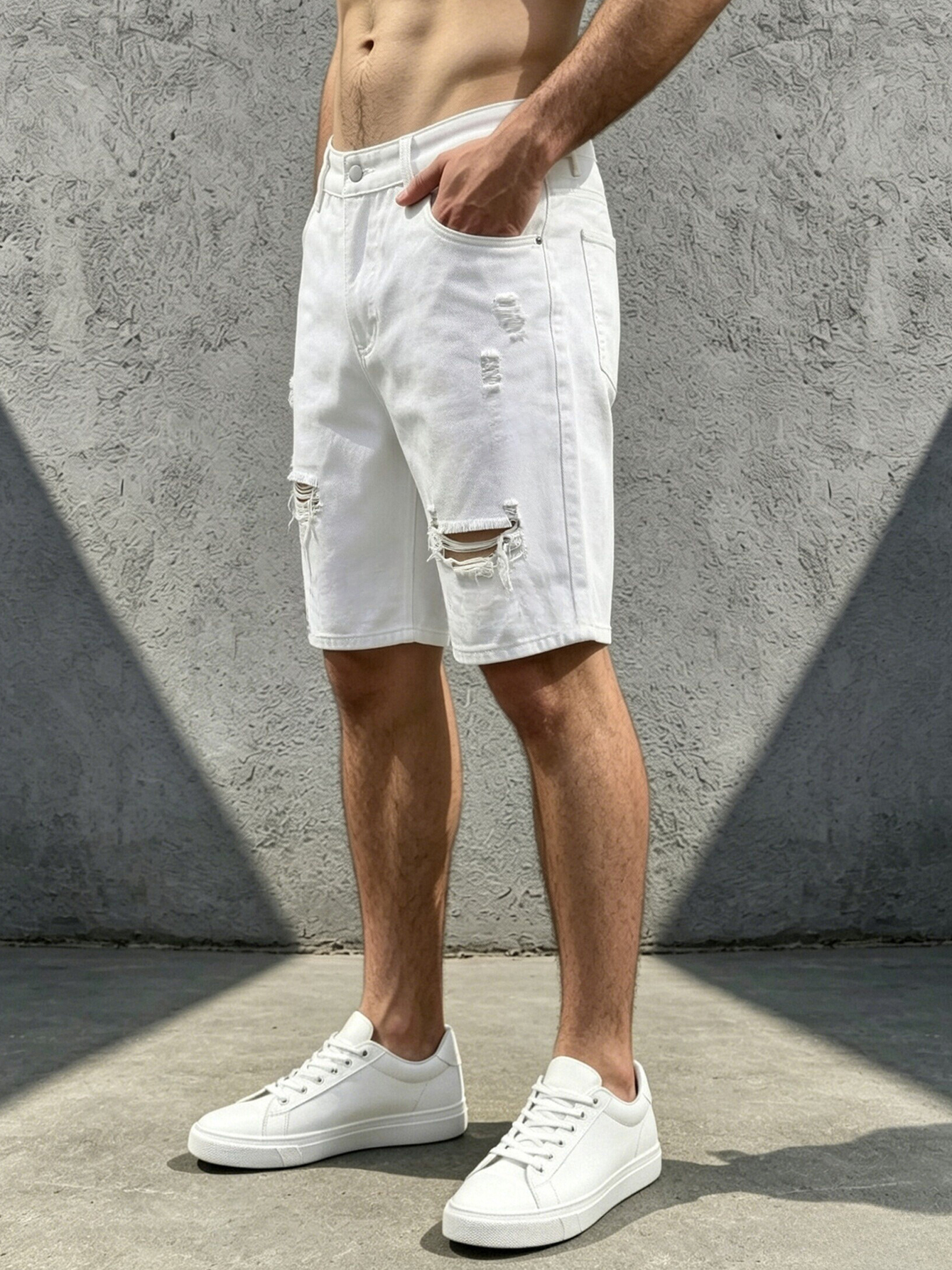 Men Jeans Denim Pants Clothing - Men'S Shoes With Jeans ulasan dan harga