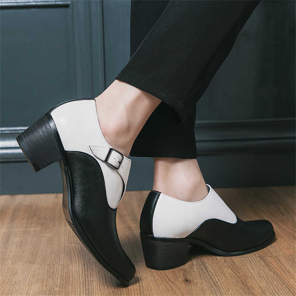 Normal Leather Ballroom Dancin - Shoes Heels Men ulasan dan harga