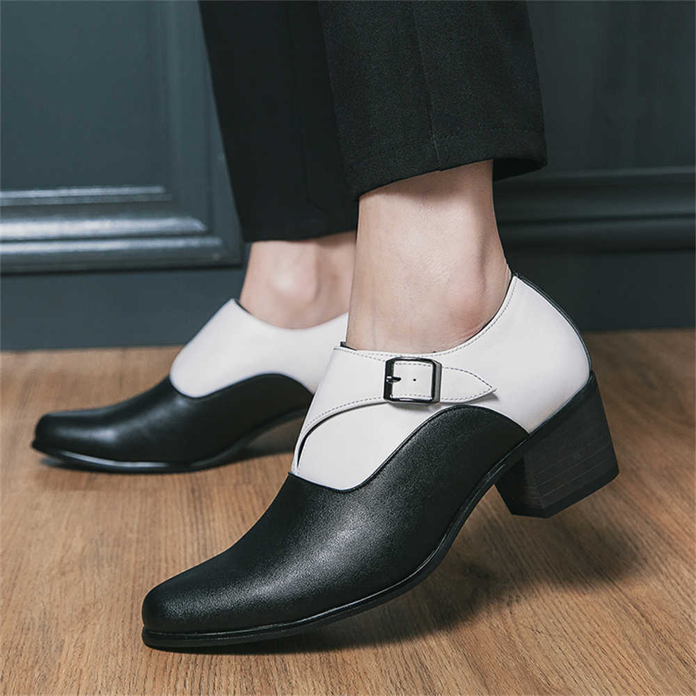 Normal Leather Ballroom Dancin - Shoes Heels Men ulasan dan harga
