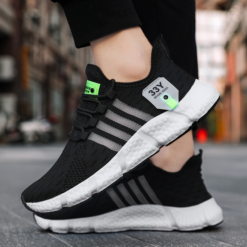 Breathable Mesh Men Shoes Tren - Men'S Shoes For Gym ulasan dan harga