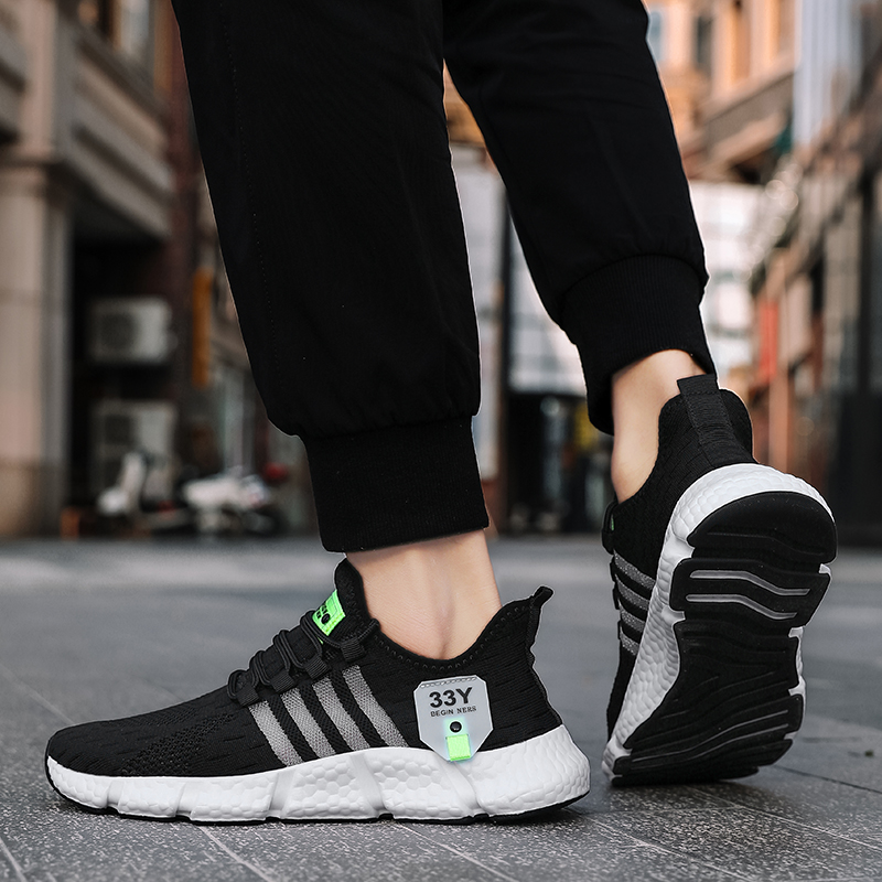 Breathable Mesh Men Shoes Tren - Men'S Shoes For Gym ulasan dan harga