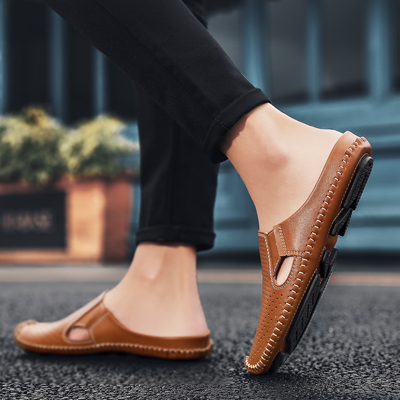 Half Slipper for Men Sandals 2 - Men'S Shoes For Suits ulasan dan harga